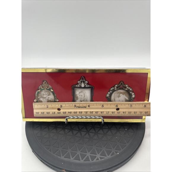 NEW Lenox 3 Piece Set Antique Style Photo Frames Detailed - Picture 2 of 4